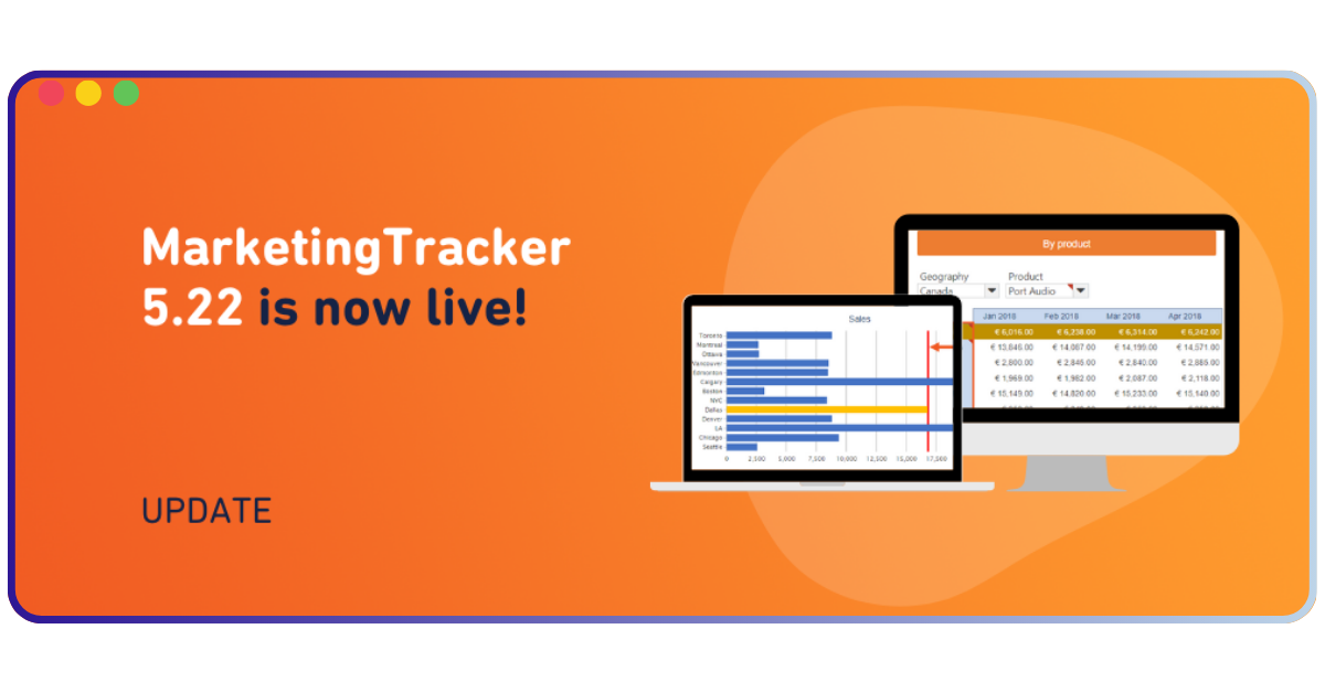 Our Newest Update! MarketingTracker 5.22 is now available