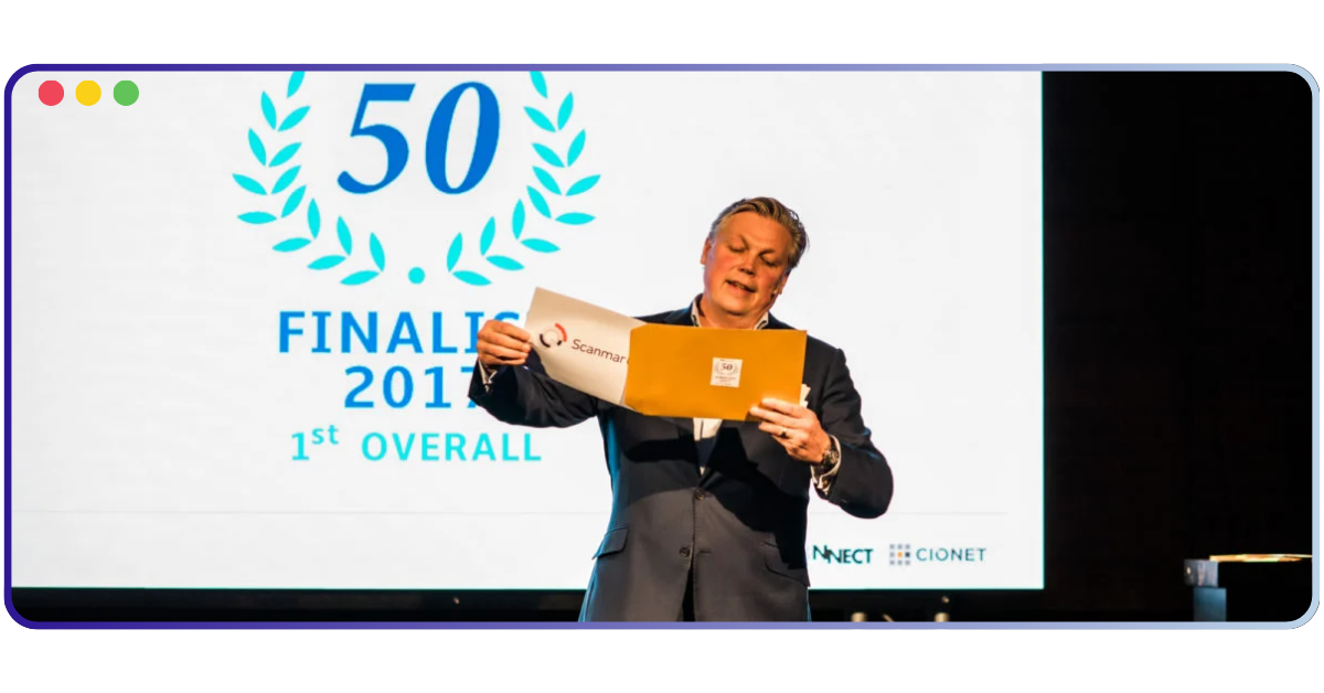 ScanmarQED wins Main Software 50 edition 2017